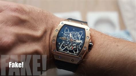 how to spot a fake richard mille|richard mille watch knock off.